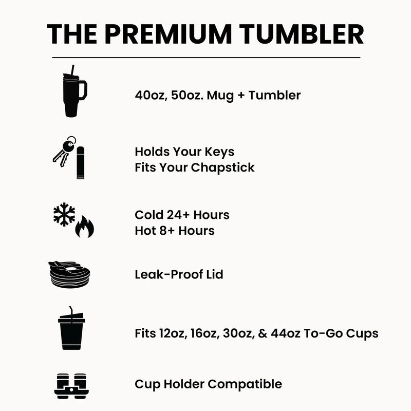 Frost Buddy Thicc Buddy - 40 oz Stainless Steel Vacuum Insulated Tumbler with Lid and Straw for Water - Travel Mug Cupholder Friendly - Gifts for Women Men Him Her (Emerald Elegance)