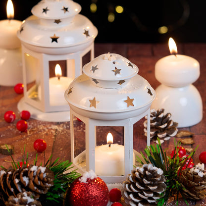 48 Pack White Floating Candles 3 inch Unscented Floating Candles for Centerpieces 8 Hours Long Burn Time-3” Floating Candle Bulk for Wedding Cylinder Vases