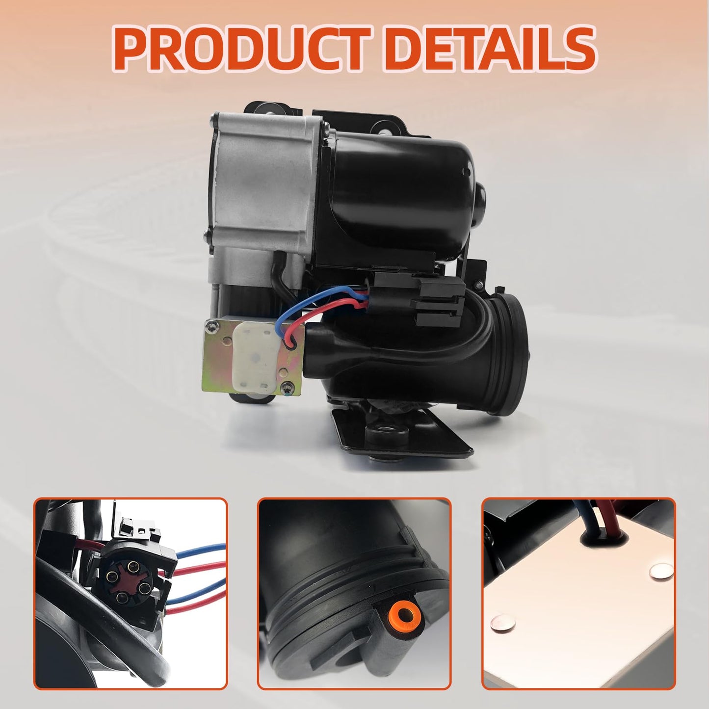ZYFONLIX Air Suspension Compressor Compatible with Lincoln Navigator 2007-2018, Expedition 2007-2018, OEM 7L1Z5319AE, 7L1Z5319A, 949-202