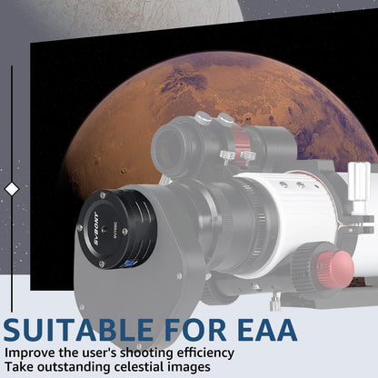 SVBONY SV705C Telescope Camera, IMX585 Sensor Astronomy Camera with USB 3.0, High Resolution Planets Camera, Astronomy Camera for Moon, Saturn, Planets and Deep Sky Astrophotography