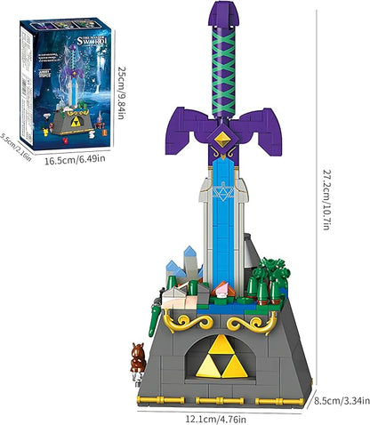 The Master Sword Building Blocks Sets Game Theme Swords Toy Model Creative Gift for Adults Teens 455 PCS