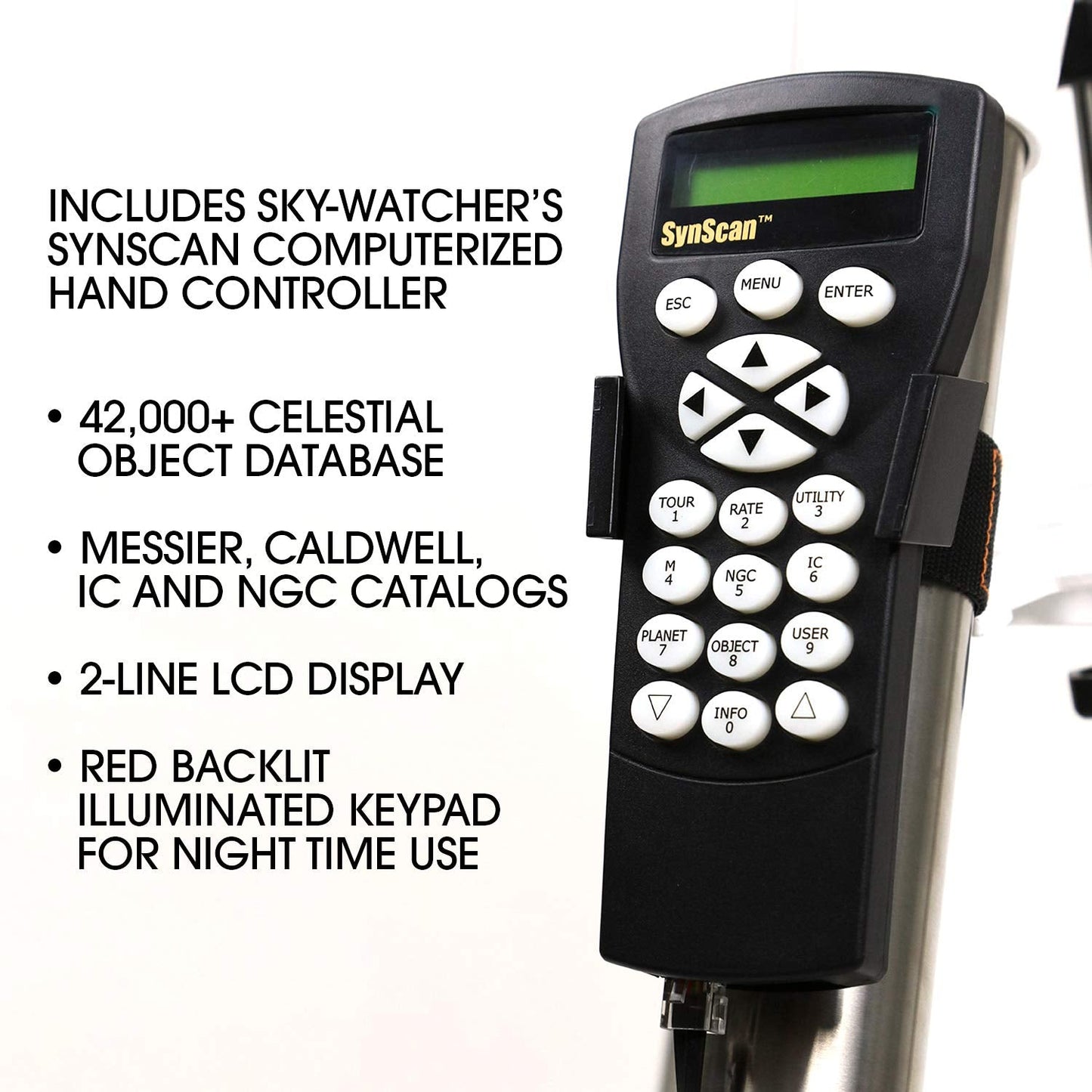 Sky-Watcher AZ-EQ5 – Fully Computerized GoTo German Equatorial, Alt-AZ Telescope Mount, and dual-OTA telescope – Computerized Hand Controller with 42,900+ Object Database