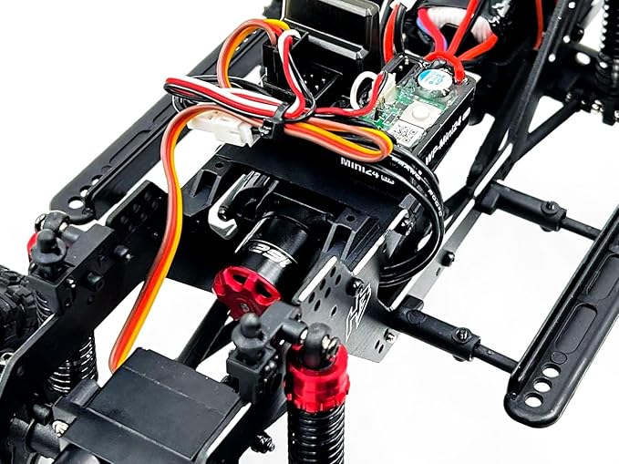 HOBBYPLUS CR-18P V3 Brushless Rushmore in Metallic Cyan - 1/18 Scale RC Truck Crawler with Off-Road RC Trucks Features Portal Axles &amp Metal Gears - Ready-to-Run (1810416-V3)