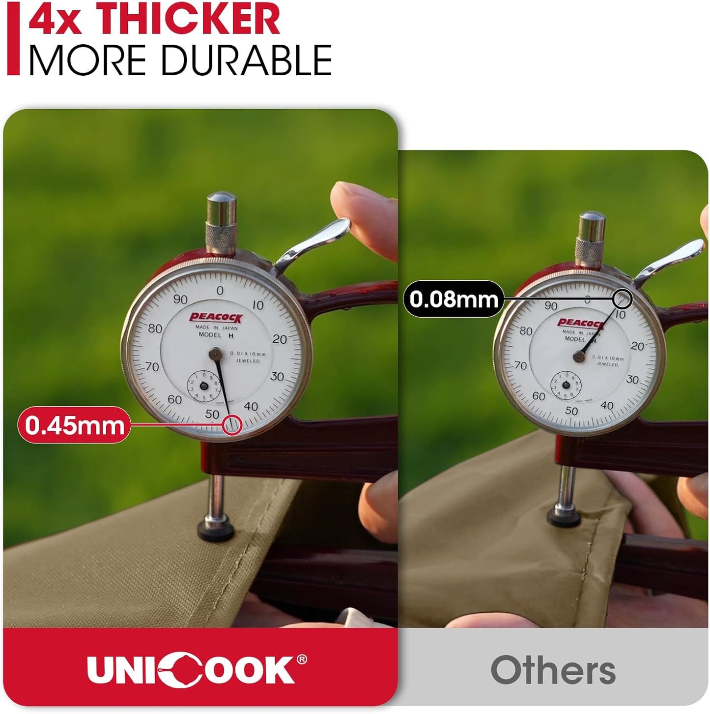 Unicook 55-Inch Grill Cover - Heavy-Duty Waterproof BBQ Protection for Weber & Charbroil Grills | Neutral Taupe