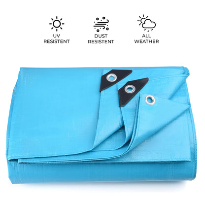 Heavy Duty Tarp Bundle - 2 Sizes - 20x30' and 20x40' - Waterproof, Multipurpose for Camping, Pools, Tent, Boat, RV, Cars