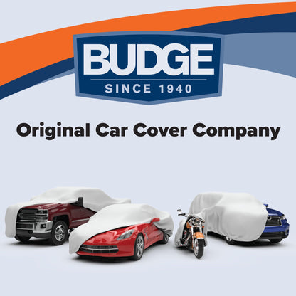Budge Hard Top T-Top Boat Cover, Fits Boats 24-26ft with Beam up to 106", 600 Denier UV & Water Resistant Polyester, Gray