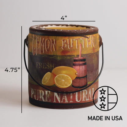 A CHEERFUL GIVER 95hr 20oz Scented Candle - Lemon Butter - Multi-Wick Glass Candle - Gifts For Men and Women