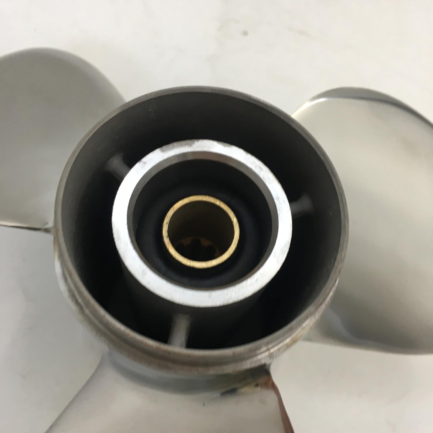 BARDOVEN 8-20HP 9-1/4x11 Stainless Steel Propeller 8 Tooth SS Prop Fit for Honda Outboard Motor, HIGH POLISHED SILVER