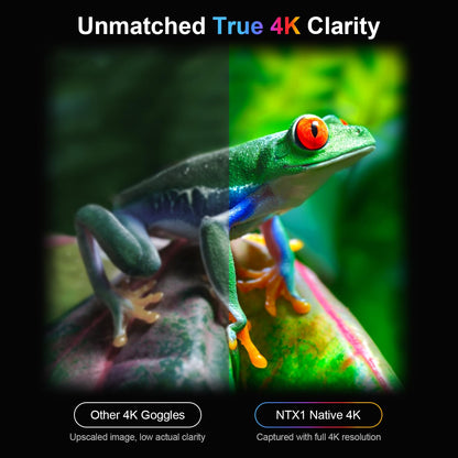 VisioGear True 4K Night Vision Binoculars – Night Thunder X1 Night Vision Goggles for Adults with 3940ft Range, Full Color Photo and Video with App Control, 64GB Card for Camping & Security