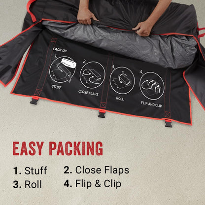Coleman Skylodge Instant Tent with Rainfly, 4/6/8 Person Family Tent Sets Up in a Minute, Includes Pre-Attached Poles & Carry Bag