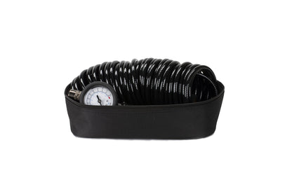 VIAIR TLC PLUS Air Compressor - Portable, Compact Tire Inflator with 120 PSI - Includes Presta Valve Chuck, Shop-Style Inflation Gun, 2-Pin SAE & 30ft Coil Hose - For Tubeless Bike Tires Setup