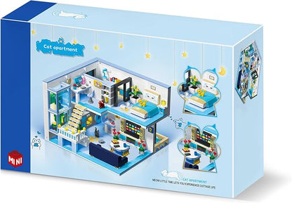 Friends House Building Block Set Pets Collection Small Brick Model Set Creative Mini Toy Building Sets Children’s Day Birthday for Teens Kids Boys Girls 8+ 1235 PCS