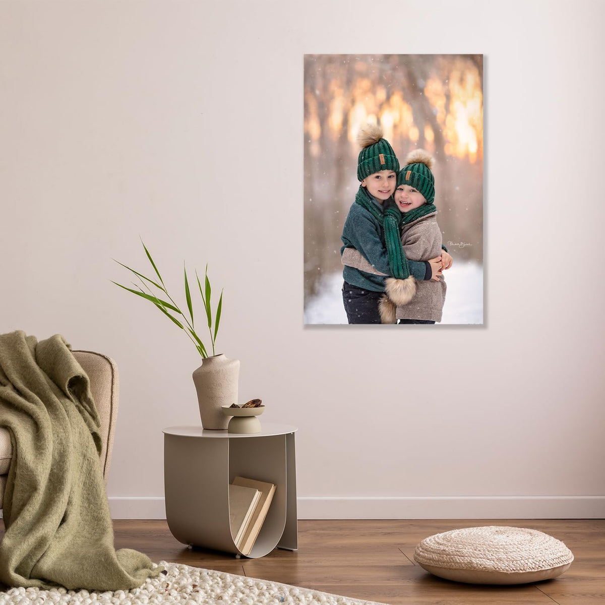 ZXDZSM Custom Canvas Poster | Personalized Photo Wall Art - Unframed 8" x 10" Size