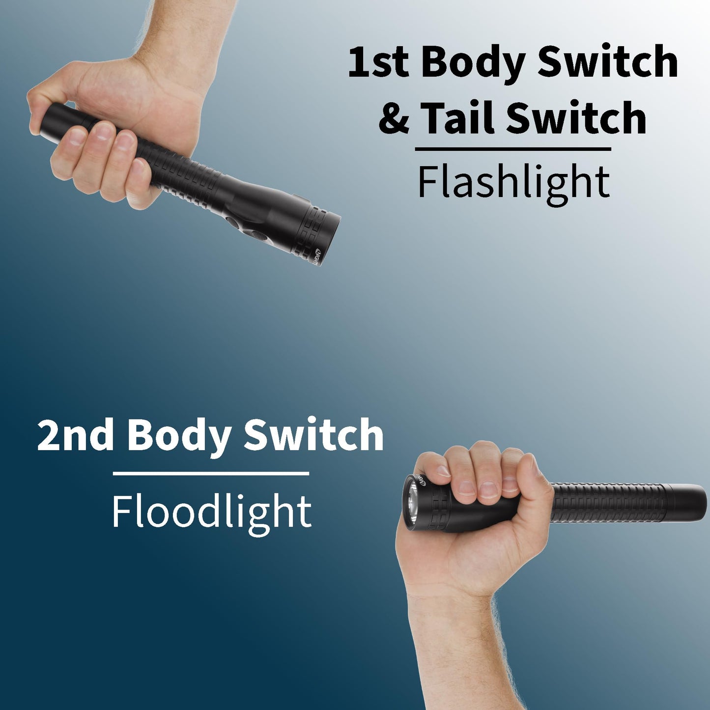Nightstick NSR-9944XL Xtreme Lumens Metal Multi-Function Duty/Personal-Size Rechargeable Dual-Light
