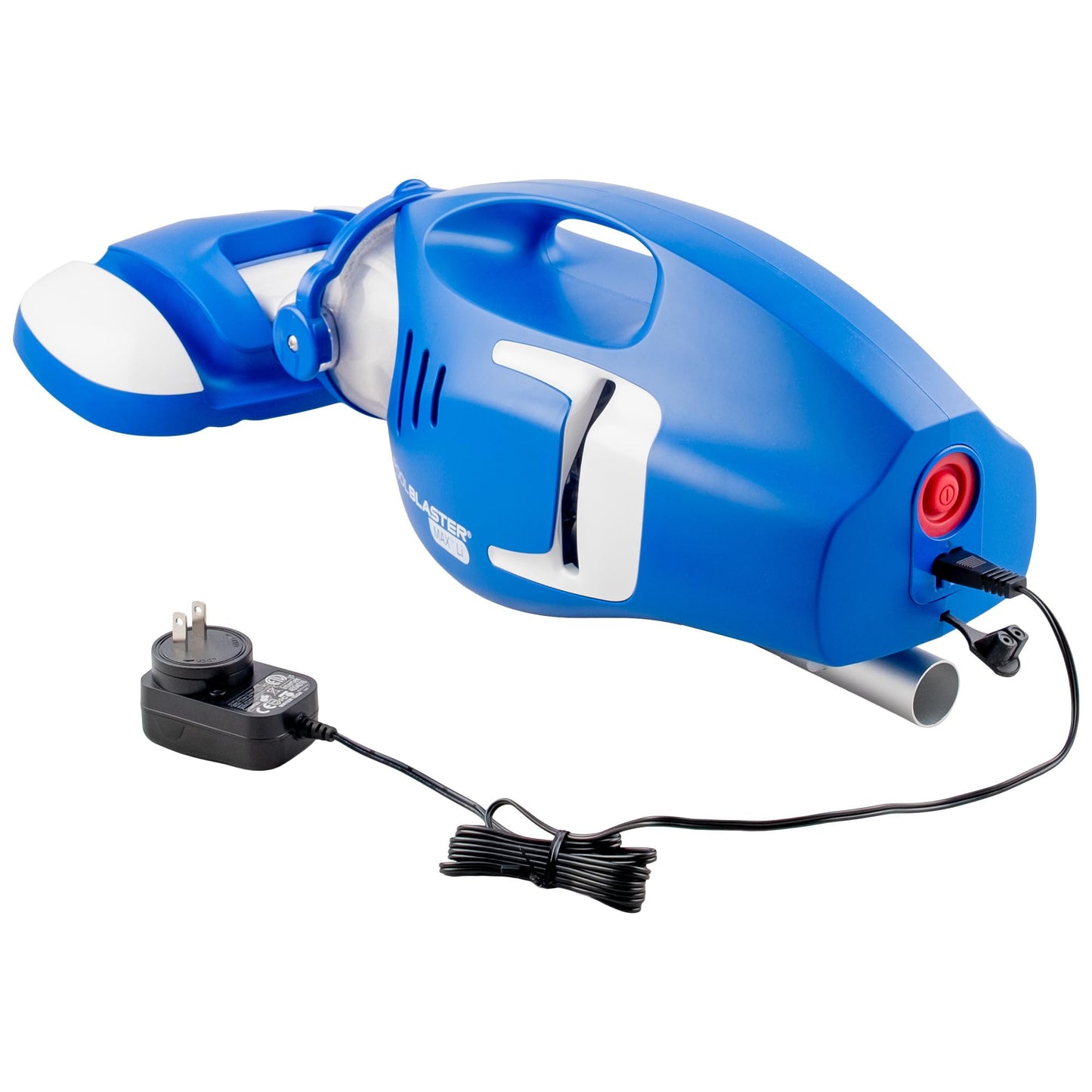 POOL BLASTER Max Li Cordless Pool Vacuum - American-Engineered Battery‑Powered Vac for Inground & Above Ground Swimming Pools & Spas - No Hoses or Cords - 60 Minute Runtime, 10.5" Head