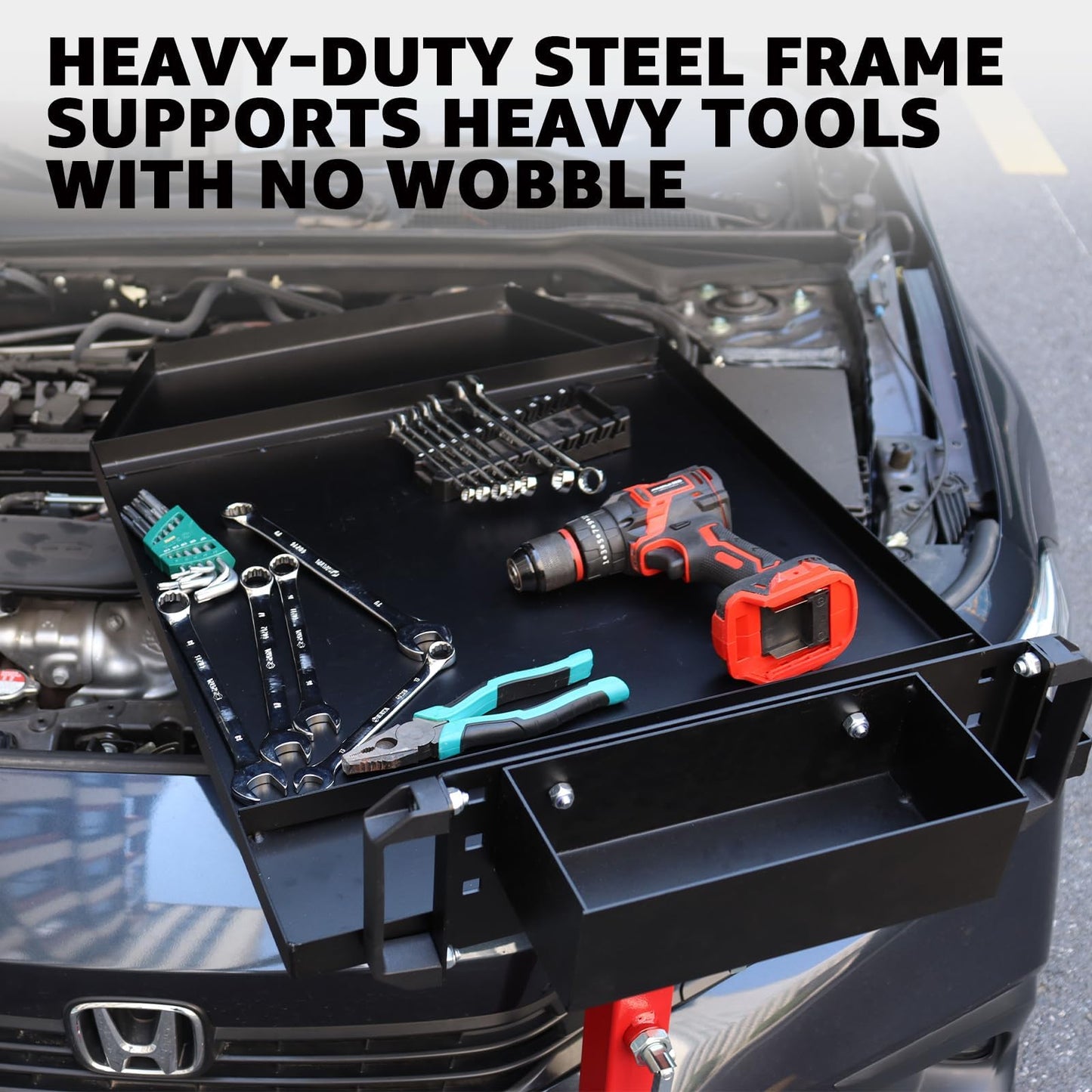 BESTOOL Mobile Work Table Adjustable 32''to 50''