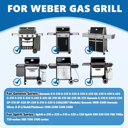 SafBbcue Grease Catch Pan - Replacement Tray for Weber Spirit & Genesis II Grills | Includes Disposable Liners