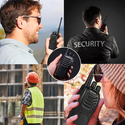 12 Pack BAOFENG BF-888S Walkie Talkies for Adults Long Range Handheld Two-Way Radios Rechargeable with Earpiece Mic,16 Channel Walky Talky with Flashlight for Team, School, Hunting, Skiing