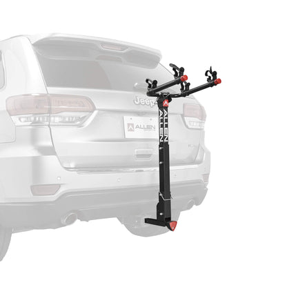 Allen Sports Deluxe Locking Quick Release 2-Bike Carrier for 2 Inch & 1 4 in. Hitch, Model 522QR , Black