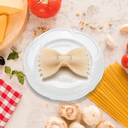 CabyGift Cute Farfalle Pasta Candle – Fathers Day Gift for Dad, Vanilla Scented Soy Candles for Kitchen & Home Decor, Fun Italian-Themed Novelty Gift for Birthday, Housewarming & Christmas (Farfalle)