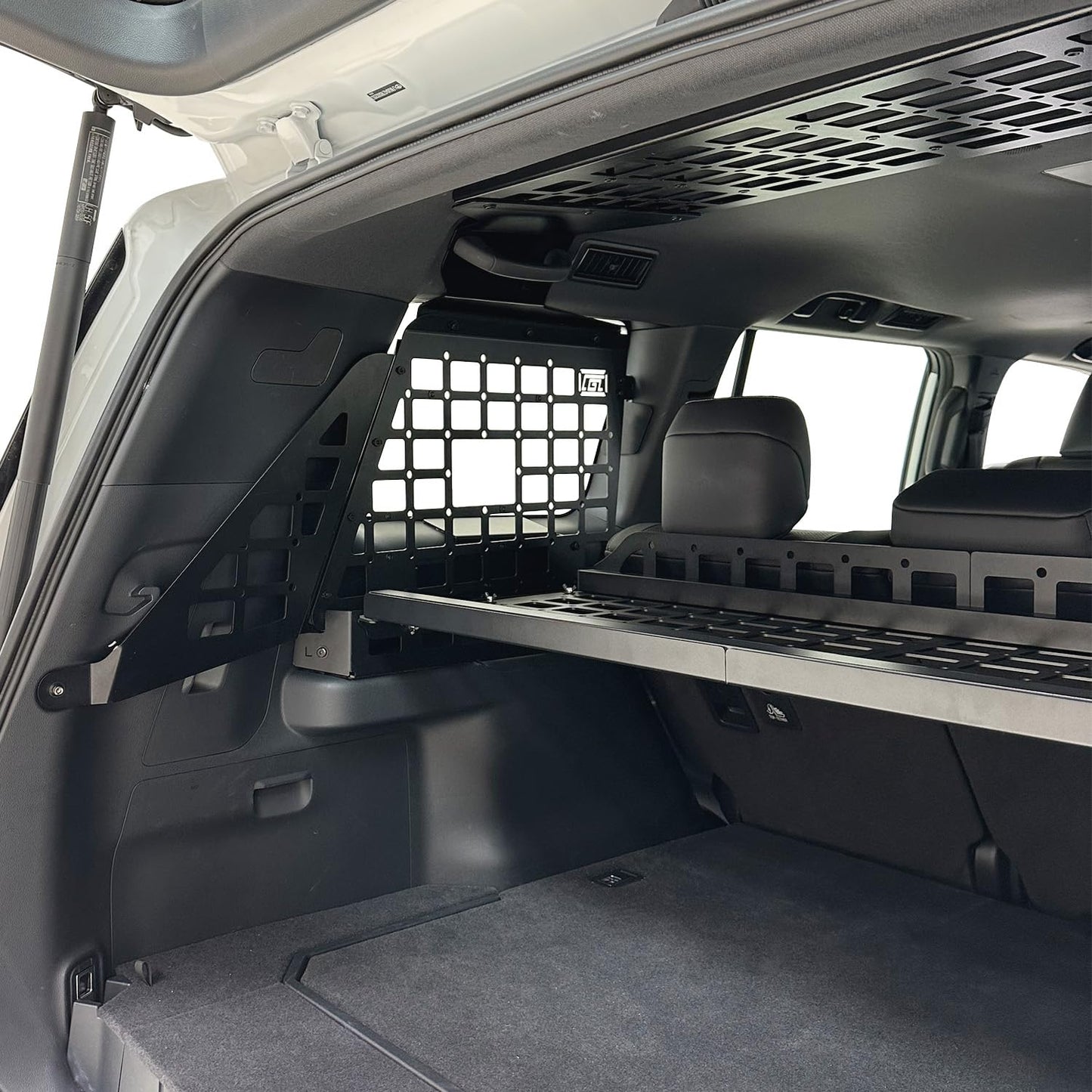 HIGH FLYING 2024 2025 2026 for Toyota Land Cruiser Prado LC250 Overhead Molle Roof Panels Shelf Storage Organizer Interior Rear Cargo Racks (Roof Shelf)