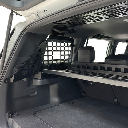 HIGH FLYING 2024 2025 2026 for Toyota Land Cruiser Prado LC250 Overhead Molle Roof Panels Shelf Storage Organizer Interior Rear Cargo Racks (Roof Shelf)