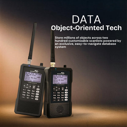 Whistler TRX-1 Handheld Digital Police Scanner Radio – Portable Scanner with EZ Scan, APCO P25 Phase I & II, DMR, NXDN, and USA/Canada Database – Black