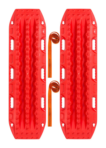 MAXTRAX | MKII FJ Red Vehicle Recovery Board | for 4WD, UV-Stabilized Flexible Nylon Material (MTX02FJR)