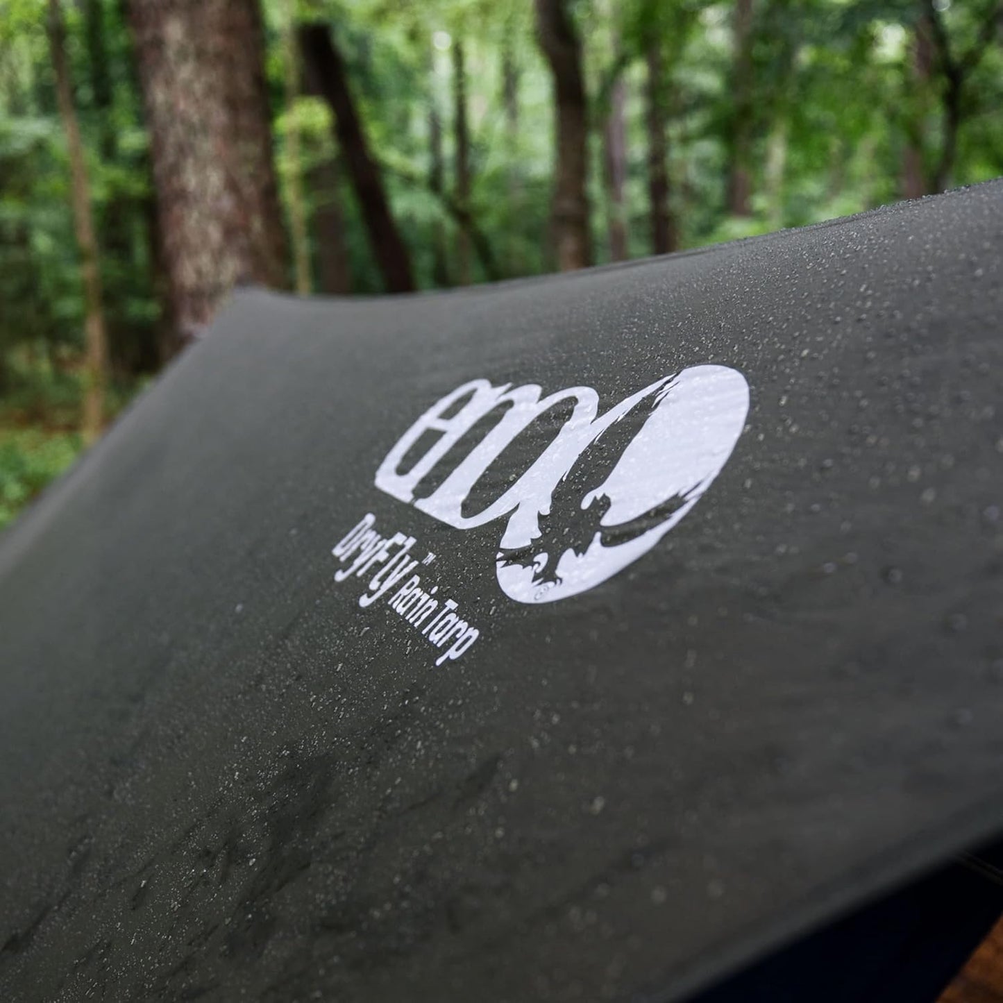 ENO, Eagles Nest Outfitters DryFly Rain Tarp, Ultralight Hammock Accessory, Charcoal