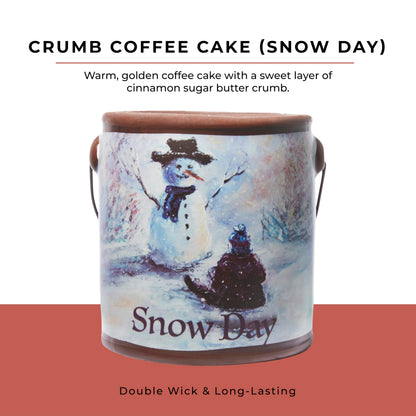 A CHEERFUL GIVER 95hr 20oz Scented Candle - Crumb Coffee Cake - Multi-Wick Glass Candle - Gifts For Men and Women