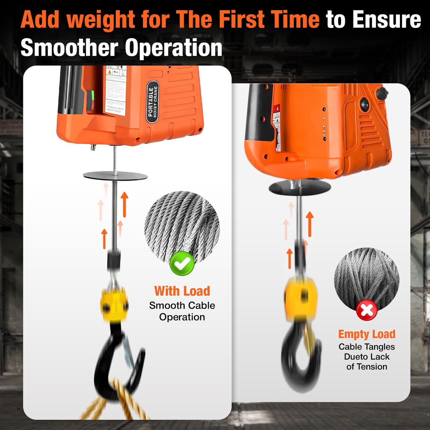 SpprVine 3 in 1 Electric Hoist Winch,2200 lbs Manual/Wired/Wireless Remote Control,110/120V Portable Pure Copp Electric Winch Crane, 25ft Lifting Garage Lifter for Garage, Factory, Warehouse, Balcony