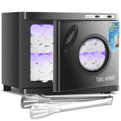 Small Hot Towel Warmer for Spa Home Salon Esthetician 2-in-1 5L Mini Personal Hot Towel Cabinet Towel Warmers Spa, Fast Heating Towel Heater Towel Steamer for Facials…