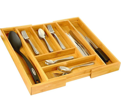 Home-it Expandable Cutlery Drawer - made for Utensil Organizer - Flatware Dividers Kitchen Holder