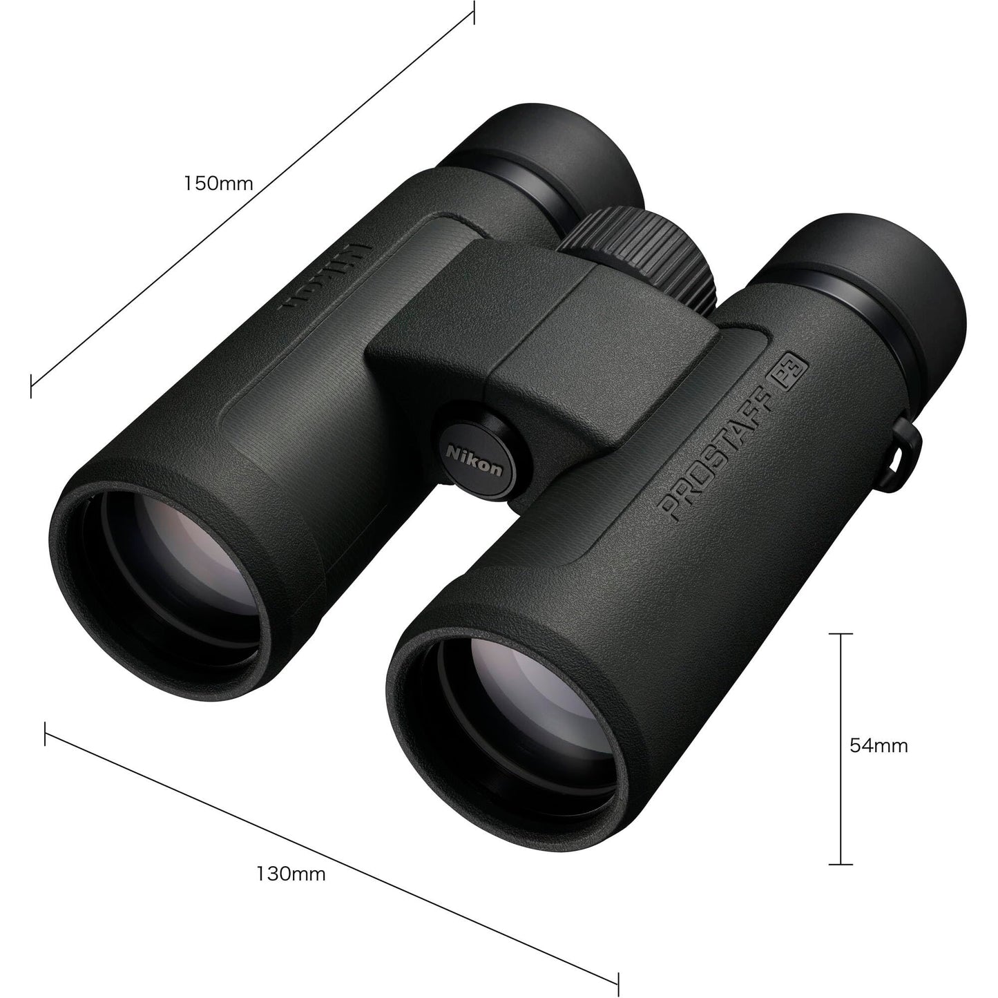 Nikon PROSTAFF P3 10x42 Binoculars 10x42 Compact Waterproof Outdoor Viewing Optics Bundle with LED Flashlight + Harness + Cleaning kit + Pro Sling Backpack + Floating Strap