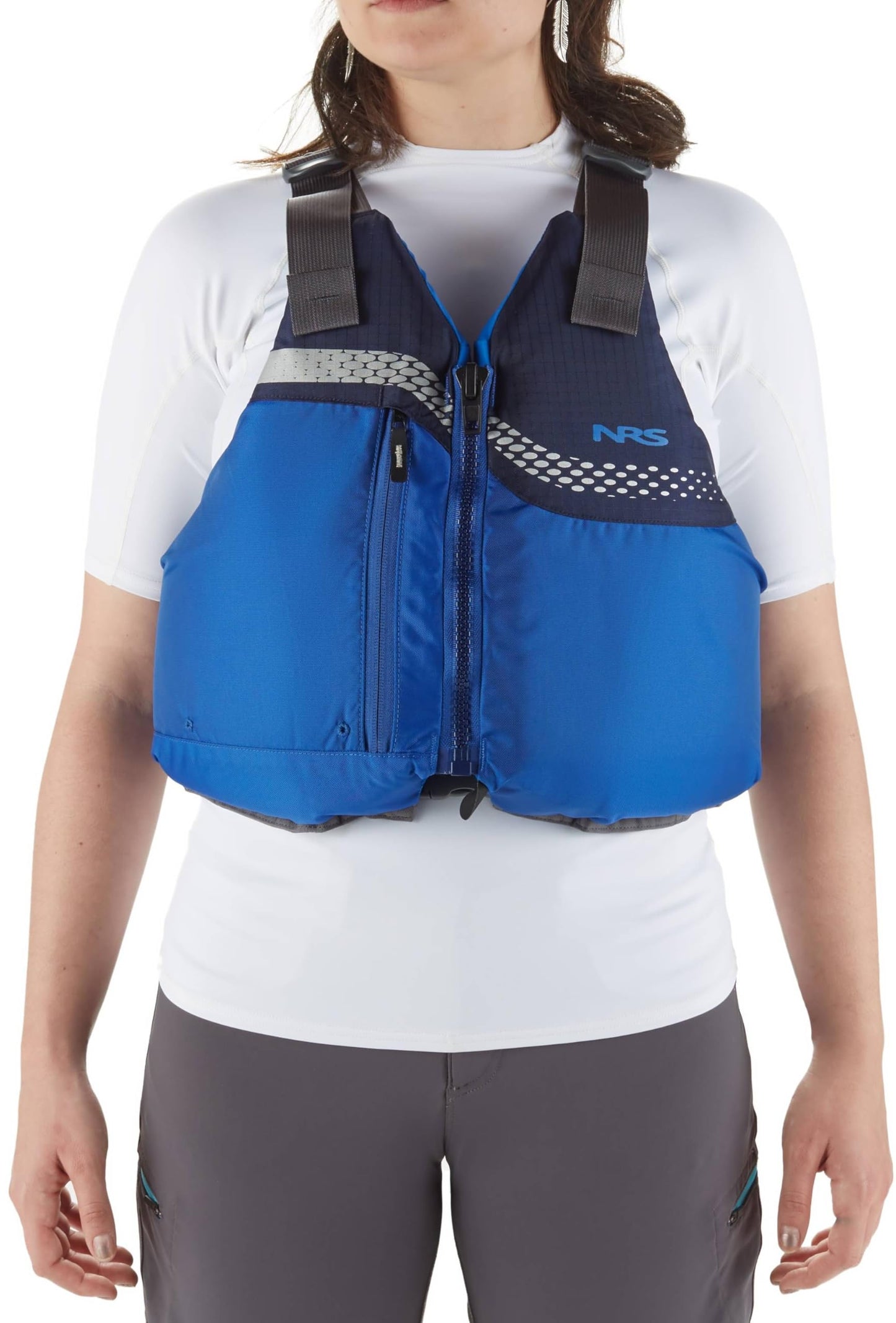 NRS Vista PFD Life Jacket – USCG Type III Certified Adult Unisex Life Vest, Durable Nylon Construction, Adjustable Fit, Reflective Accents for Boating, Kayaking & Paddle Sports