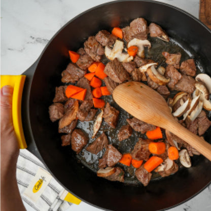 COOKLIFE 5.5 Quart Lightweight Pre-Seasoned Cast Iron Dutch Oven with Lid - Smooth Polished Surface, Easy to Clean Cast Iron Pot Use in the Oven, on the Stove or Grill, Over a Campfire
