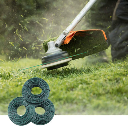 Anleolife Heavy-Duty Twisted .095-Inch Dual Core Trimmer Line - 393 Ft with Built-In Cutter