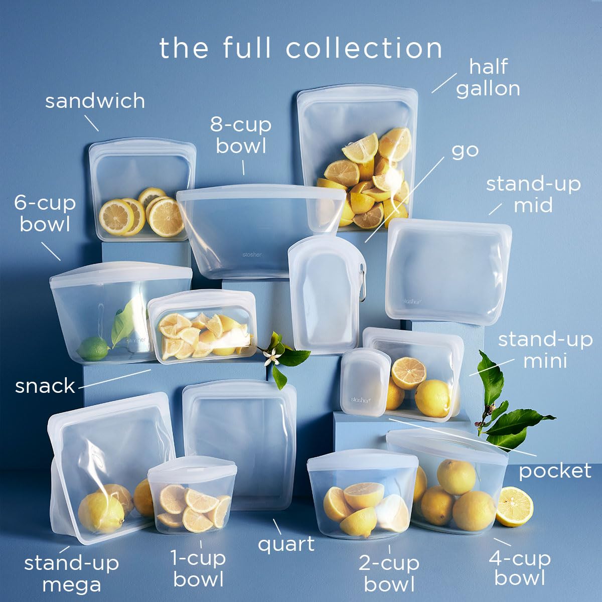 Stasher, Bag Reusable Quart