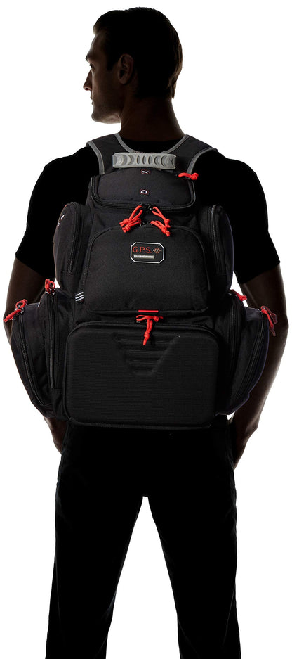 G.P.S. Wild About Shooting G.P.S. Handgunner Range Backpack Black
