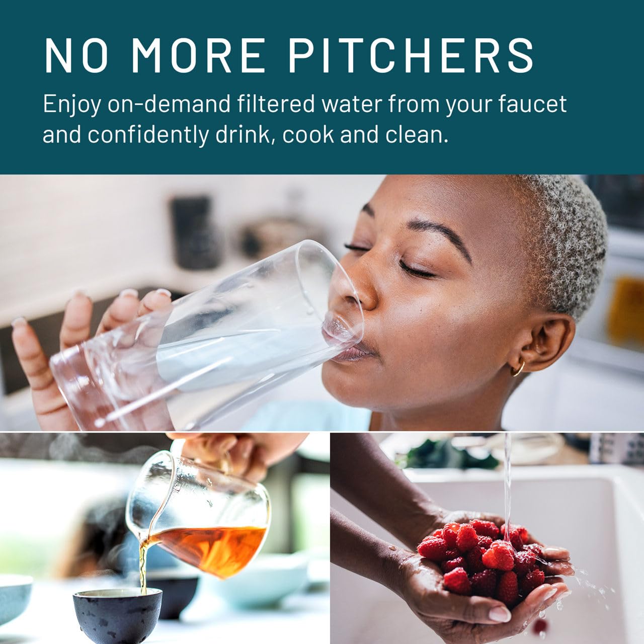 Aqua-Pure DW301 Under Sink Water Filter System, Removes Lead, VOC's, Microplastics, Cysts, Bad Taste and Odor, Asbestos, MTBE and TTHM Reduction