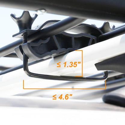 XCAR 64"x 39"x 4" Universal Roof Rack Basket Black with 3' x 4' Cargo Net and Rooftop Cargo Carrier Bag 15 Cubic ft - Car Top Luggage Storage Holder Baskets for SUV Truck Vehicle