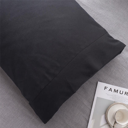 Microfiber Pillowcases by [Brand Name] - Super Soft, Wrinkle & Fade Resistant | 20x30 Inches, Black - 2 Pack