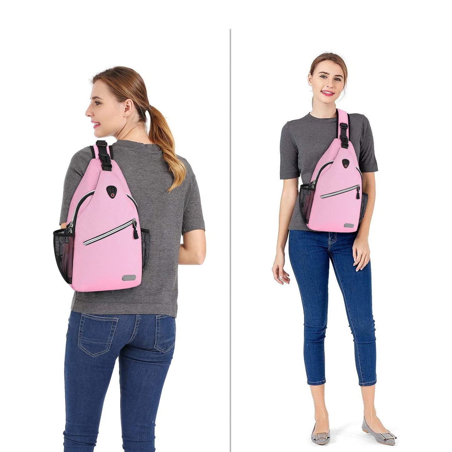 MOSISO Sling Backpack, Multipurpose Crossbody Shoulder Bag Travel Hiking Daypack