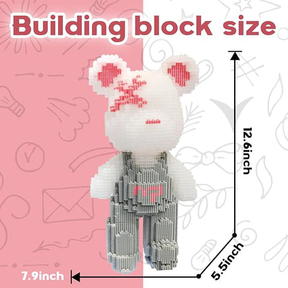 Small Candy Bear Building Blocks (2850 PCS) Creative Animal Brick Set for Kids &amp Adults Micro Building Blocks Teddy Blocks Children Toys for Christmas Halloween Anniversary
