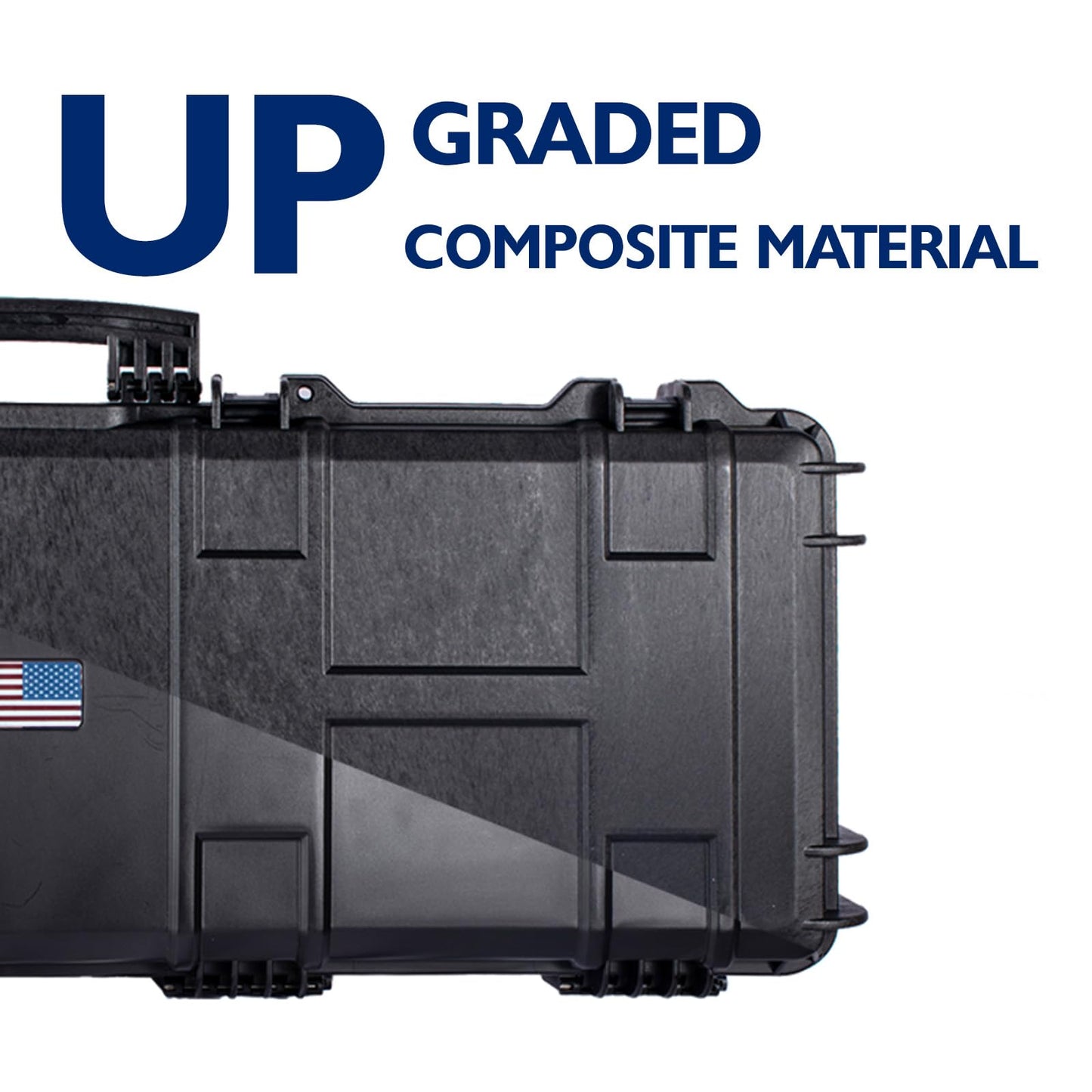 GRWOLF Rifle Case, Mil-Spec, 3 Layer Pick and Pluck Cube Foam (42.9 × 15.5 × 6.5")