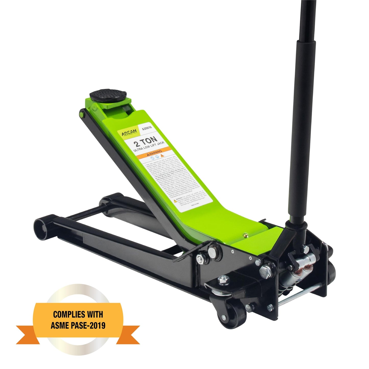 ARCAN 2-Ton (4,000 lb.) Steel Extra Long Reach Low Profile Floor Jack, 2.75 in. to 24 in. Lift Range, Model A20016