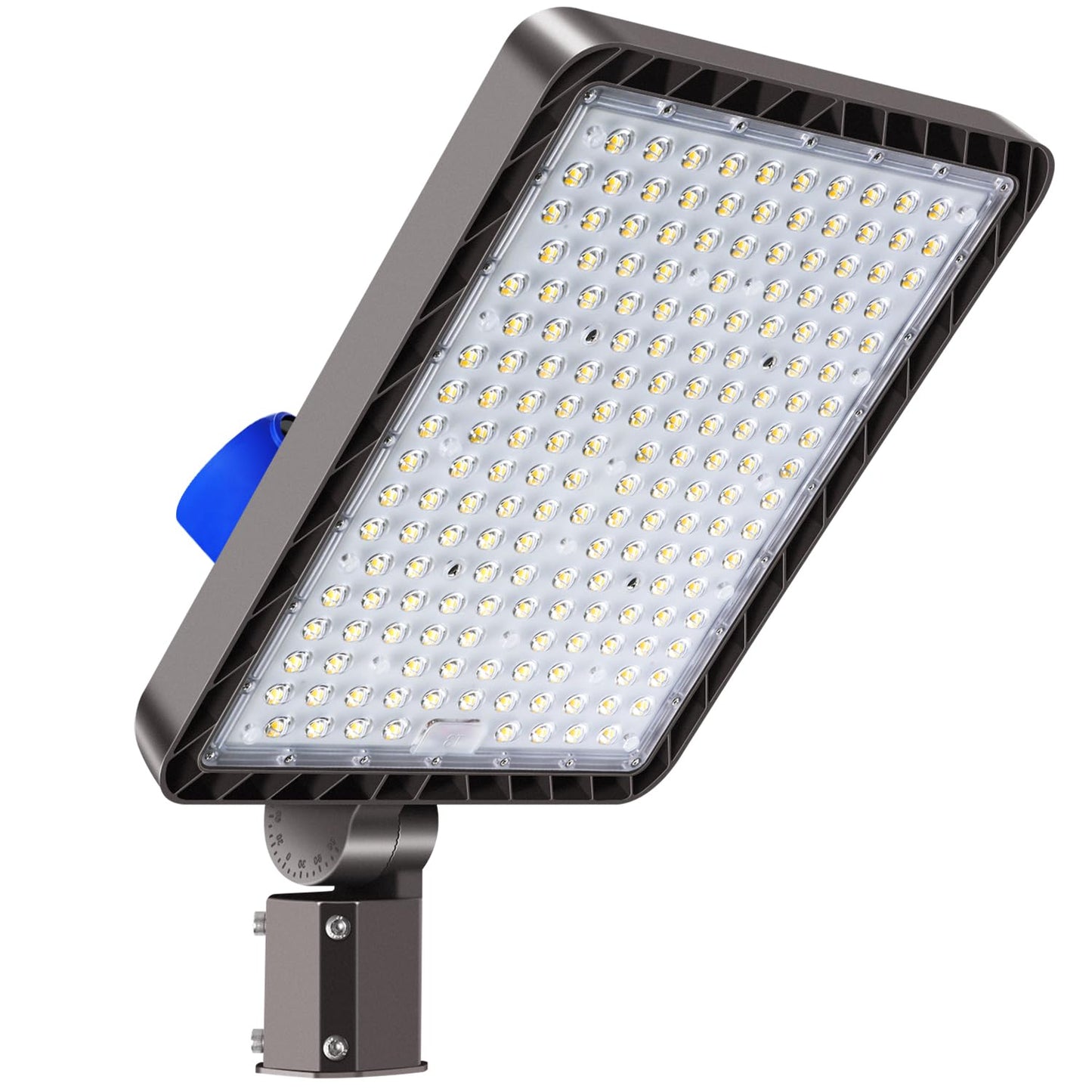 Juyace 480W LED Parking Lot Light,Slip Fitter Mount, 72000LM Shoebox Flood Light with Photocell, IP65 Waterproof Outdoor Area Street Light for Commercial Stadium Warehouse, 110-277V