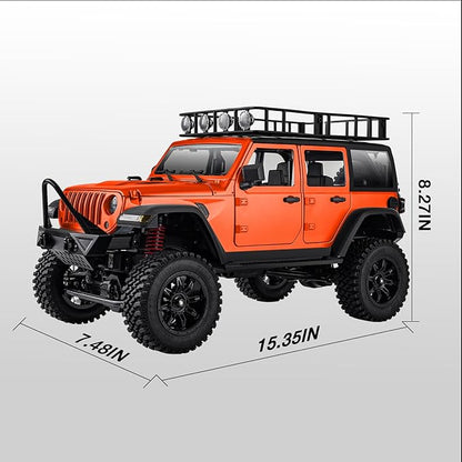 ARRIS MN-128 RC Rock Crawler 1:12 Scale RC 4WD RC Climbing Car All-Wheel Drive Off-Road RC Jeep Crawlers RTF 2.4Ghz RC Rock Crawler 4x4 All Terrain Car for Adults