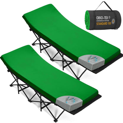 CYMULA Memory Foam Camping Mattress Pad 2 Inch Thick Portable Floor Sleeping Mat Sleepover Guest Bed Roll up Mattress for Indoor Outdoor Travel with Bag(Single 75 * 30 * 3")
