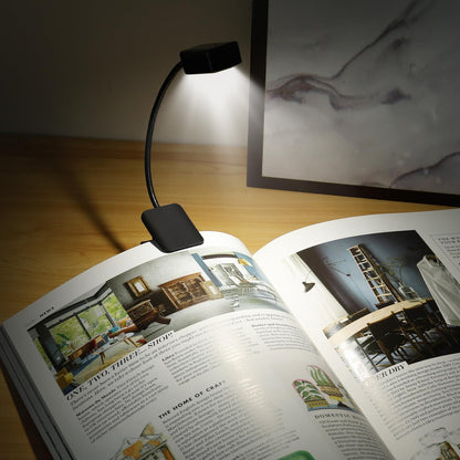 KunHe 30 Pack Rechargeable Book Lights for Reading at Night Small Book Light Bulk Clip on Reading Lights Lightweight Booklight as Christmas Stocking Stuffers for Kids Book Lovers